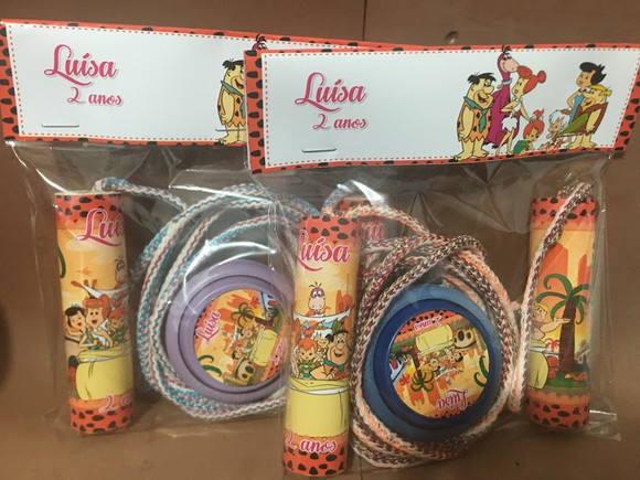 Kit Corda Personalizada e Ioio os Flintstones
