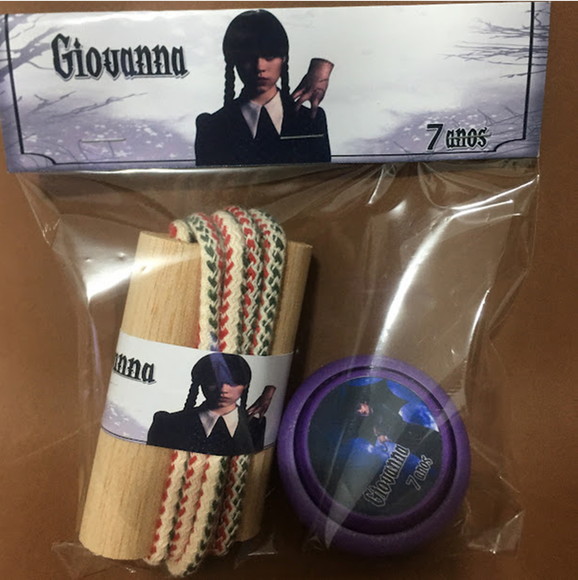 Kit Corda e Ioio Personalizados Wandinha