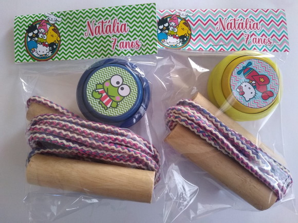 Kit Corda e Ioio Personalizado Hello Kitty