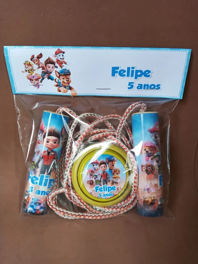Kit Corda Personalizada e Ioio Patrulha Canina - Imagem 3
