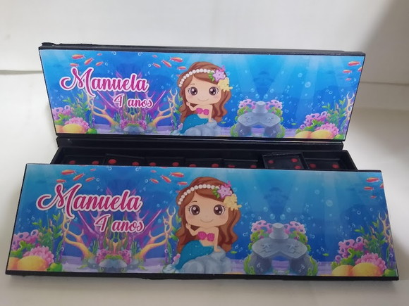 Domino Personalizado Sereia Cute