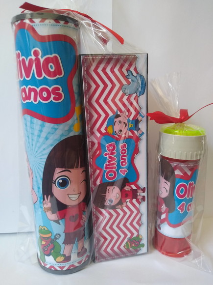 Kit Pega Vareta Domino e Bolinha de Sabão Gi