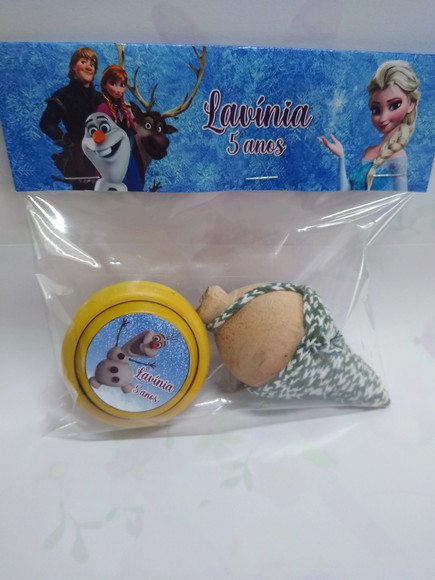 Kit Pião e Ioio Frozen