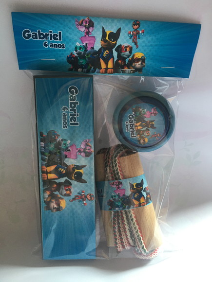 Kit Corda Domino e Ioio Patrulha Canina