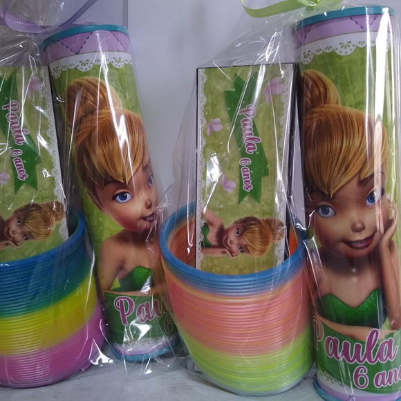 Kit Pega Vareta Dominó e Mola Tinkerbell