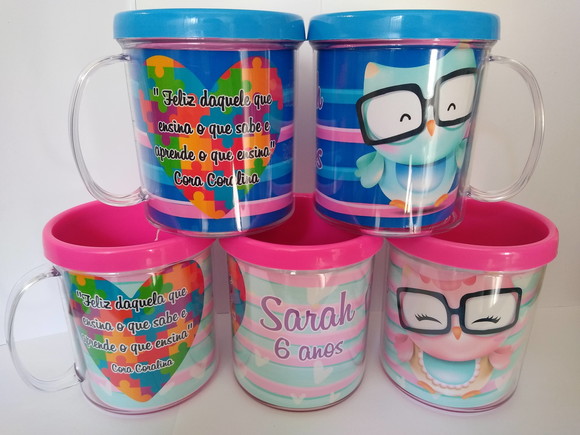 Caneca Acrilica Rosqueavel Personalizada
