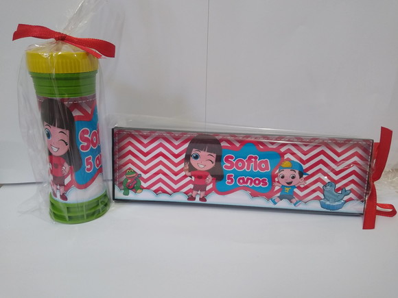 Kit Domino e Bolinha de Sabão Gi Lucas Neto
