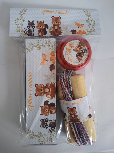 Kit Corda Domino e Ioio Bosque Encantado