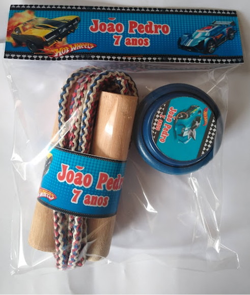 Kit Corda e Ioio Personalizado Hotweels