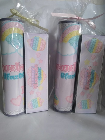 Kit Pega Vareta e Domino Personalizado Pop It