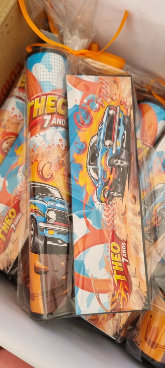 Kit Pega Vareta e Domino Personalizado Hotwheels - Imagem 2