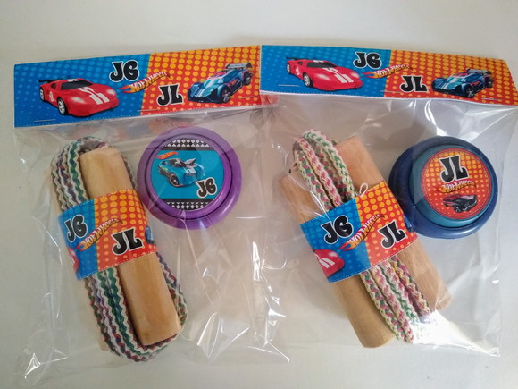 Kit Corda e Ioio Personalizado Hotweels