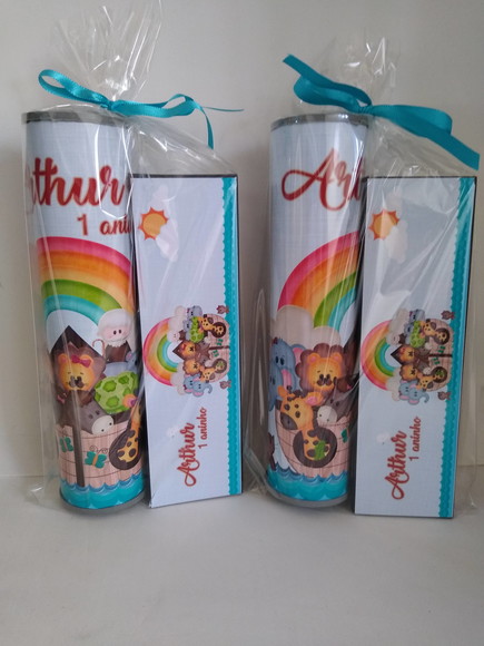 Kit Pega Vareta e Domino Personalizado Arca de Noé