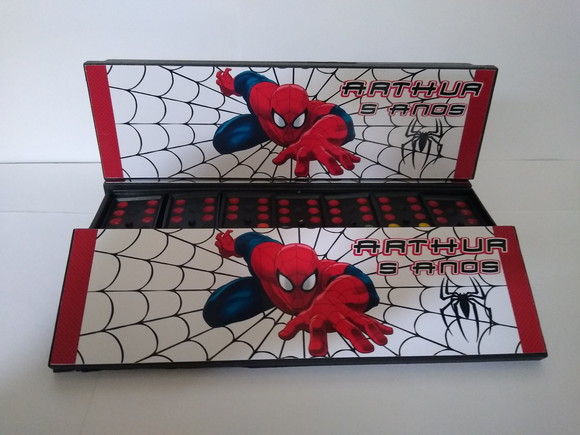 Domino Personalizado Homem Aranha