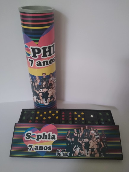 Kit Pega Vareta e Domino Personalizado Now United