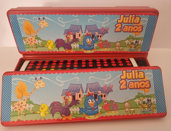 Domino Personalizado Galinha Pintadinha