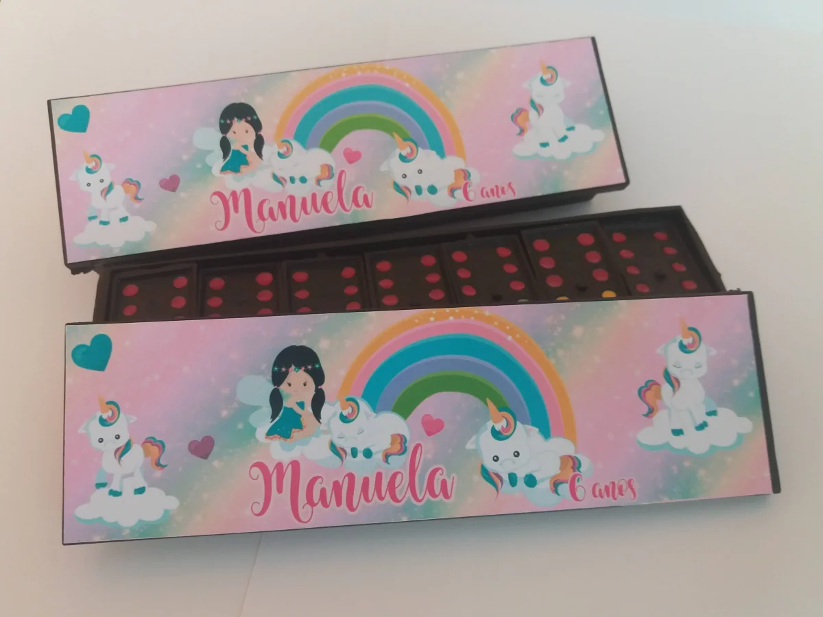 Domino Personalizado Unicornio - Imagem 2