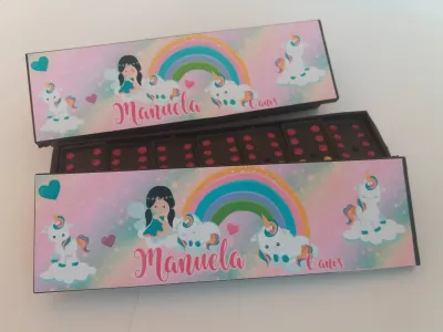 Domino Personalizado Unicornio