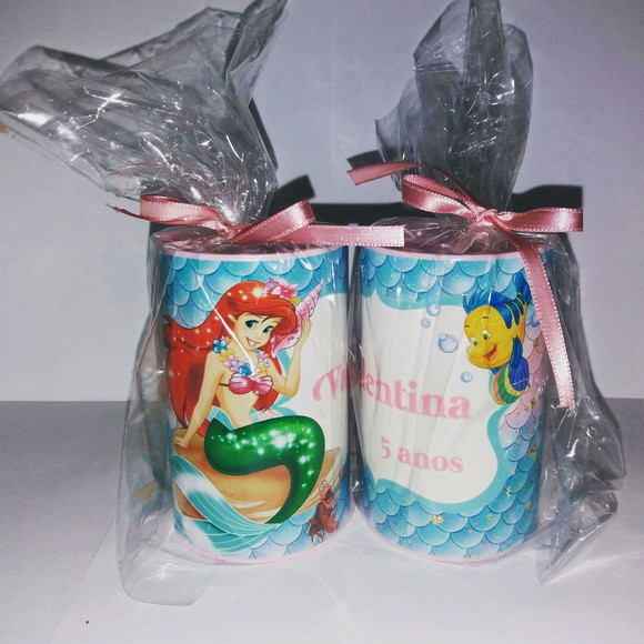 Cofrinho Personalizado pequena sereia