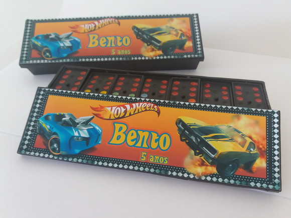 Domino Personalizado Hotwheels