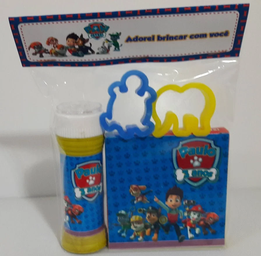 Kit Massinha e Bolinha de Sabão Patrulha Canina - Imagem 4