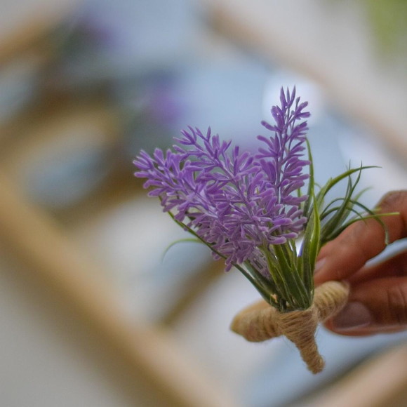 Porta Guardanapo de Lavanda 10 Lugares