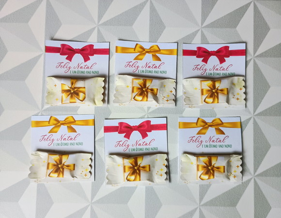 Card com Bala Personalizada - Brinde de Natal e Ano Novo - Imagem 4