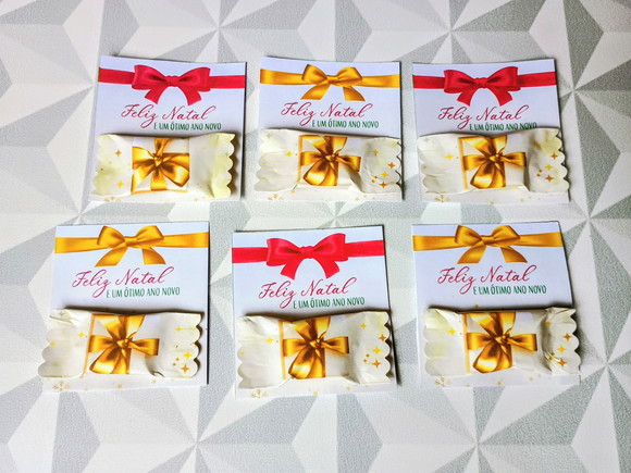 Card com Bala Personalizada - Brinde de Natal e Ano Novo - Imagem 3