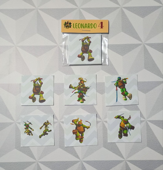 Jogo da Memória Brinde Personalizado as Tartarugas Ninja