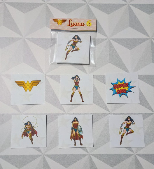 Jogo da Memória Brinde Personalizado Mulher Maravilha