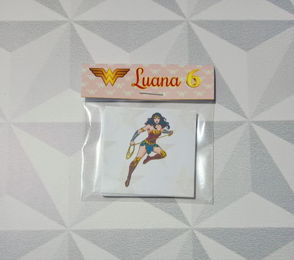 Jogo da Memória Brinde Personalizado Mulher Maravilha - Imagem 2
