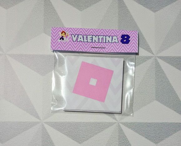 Jogo da Memória Brinde Personalizado Roblox Menina - Imagem 2