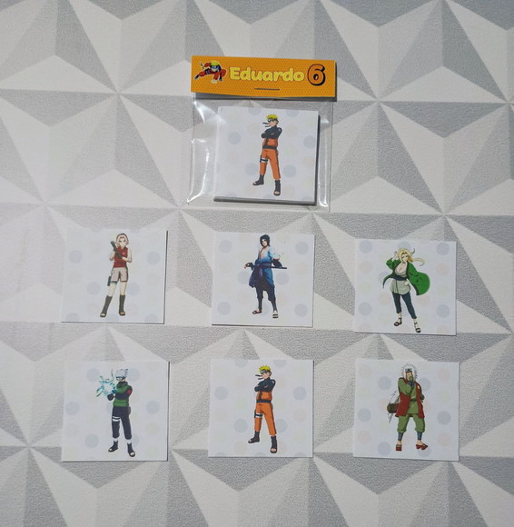Jogo da Memória Brinde Personalizado Naruto