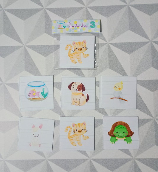 Jogo da Memória Brinde Personalizado Pets Fofos