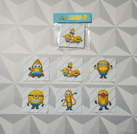 Jogo da Memória Brinde Personalizado Minions