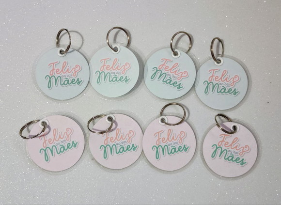 Chaveiro Lembrancinha Dia das Mães Brinde Personalizado