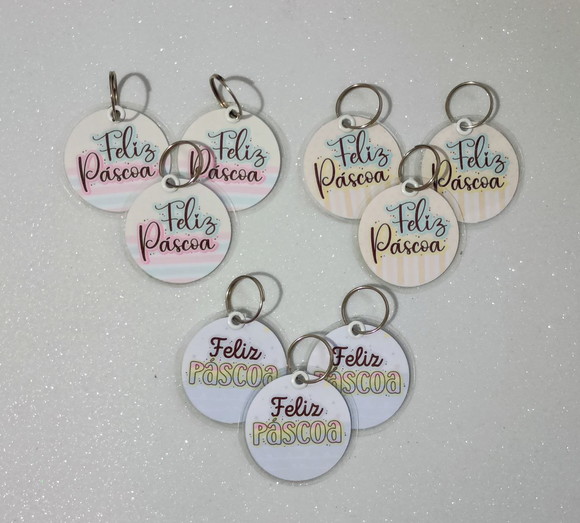 Chaveiro Lembrancinha de Páscoa - Brinde Personalizado