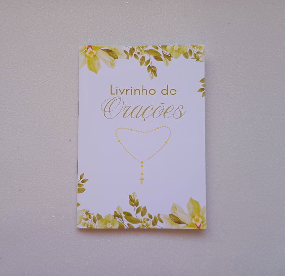 Livrinho de Orações Católicas Lembrança Personalizada