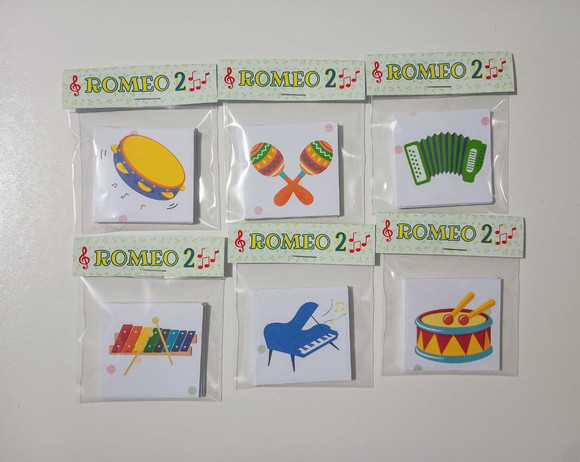 Jogo da Memória Brinde Personalizado Música Instrumentos