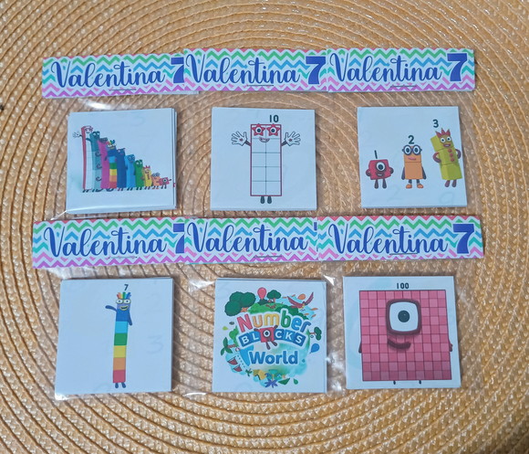 Jogo da Memória Numberblocks Brinde Personalizado