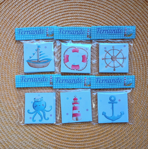 Jogo da Memória Marinheiro Lembrancinha Personalizada
