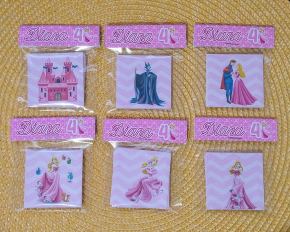 Jogo da Memória Bela Adormecida Brinde Personalizado