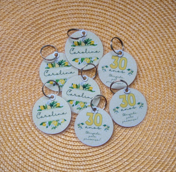 Chaveiro Personalizado Brinde para Aniversários e Eventos