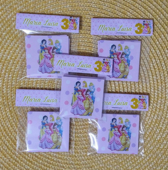 Jogo da Memória Princesas Lembrancinha Personalizada