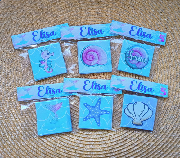 Jogo da Memória Sereia Brinde Personalizado
