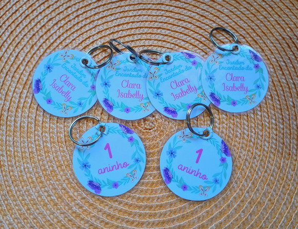 Chaveiro Plastificado Lembrancinha Personalizada - Imagem 3