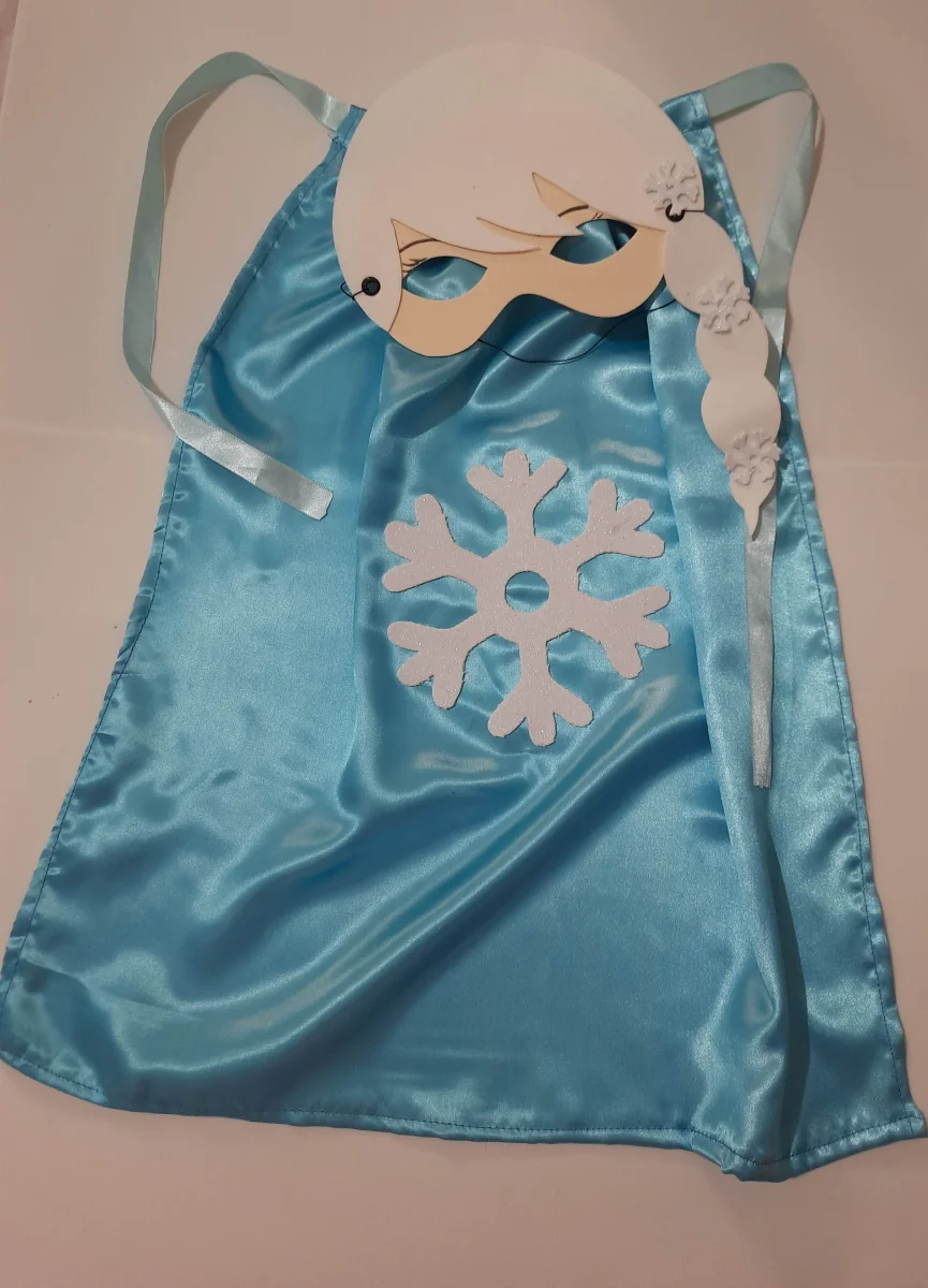 Capa e máscara Anna, Elsa e Olaf - Imagem 4