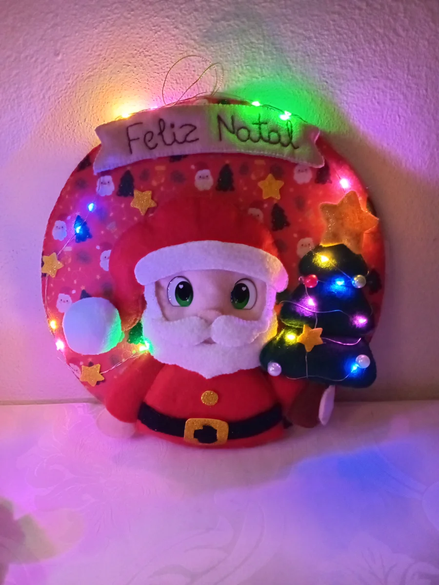 Guirlanda Natalina Com Luz em Led