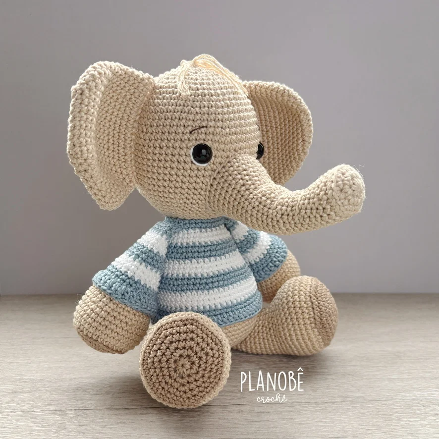 Kit Dupla Safari [bege] - Amigurumi - Imagem 5