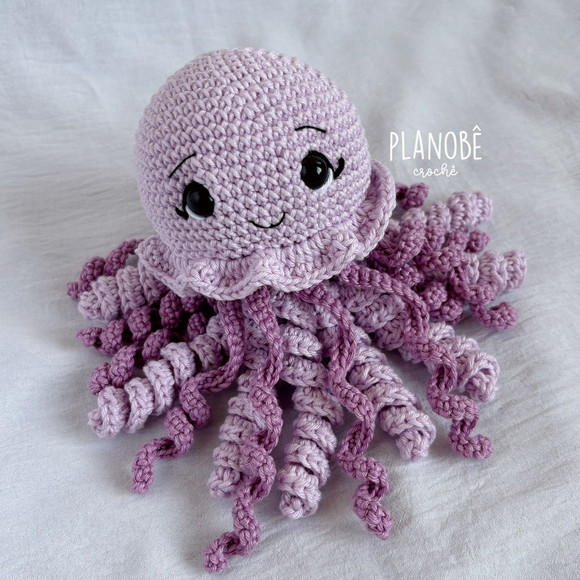 Água-viva - Amigurumi